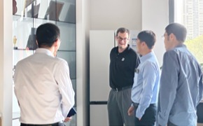 欢迎美国Q-Lab公司代表团到访佛山翁开尔!!