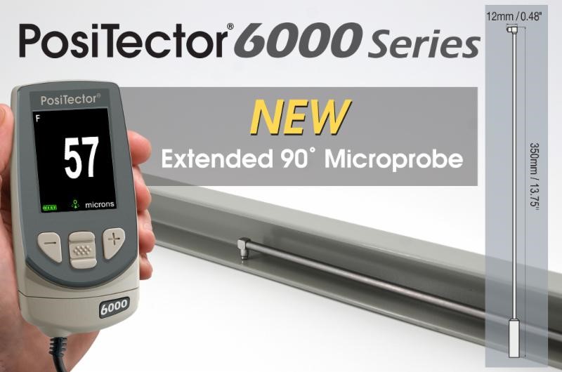 PosiTector 6000 F90ES 可伸长微型探头